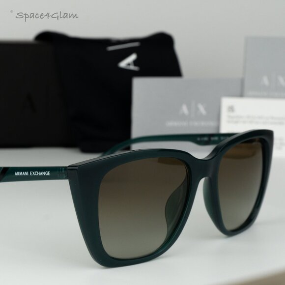 Armani Exchange Accessories - Armani Exchange Women Sunglasses Opaline Green Grad Cat Eye AX4116SU 82428E NEW